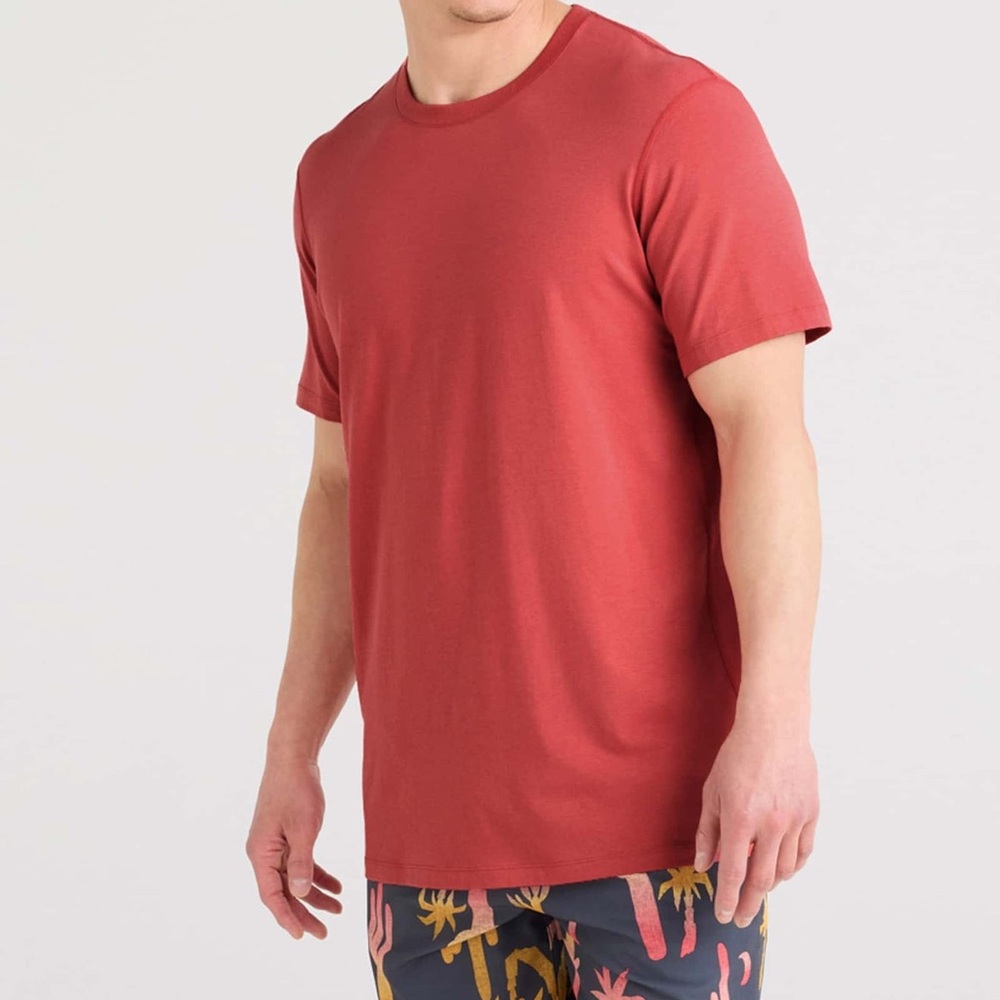 Saxx Men's Brick Red Short Sleeve Tee